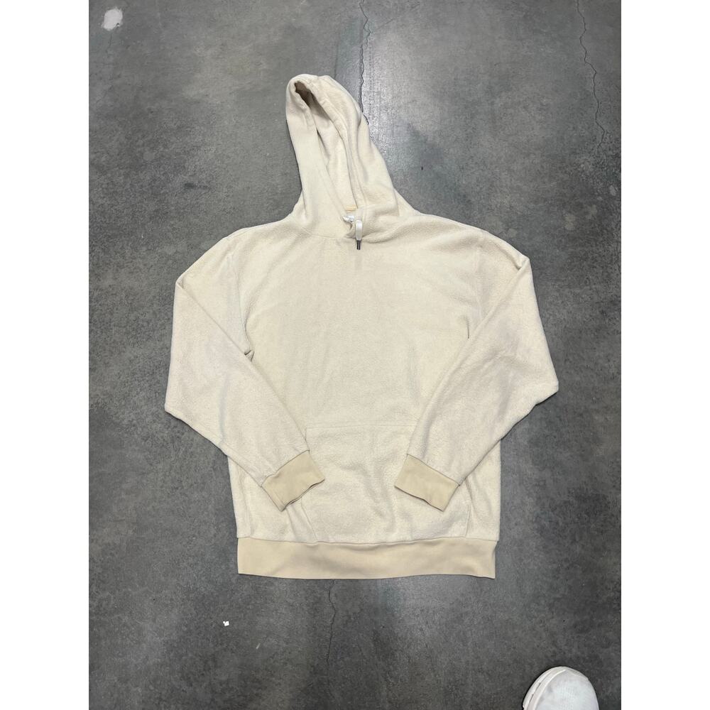 FEAT‎ Blanket Blend beige Fleece Hoodie Red Size M